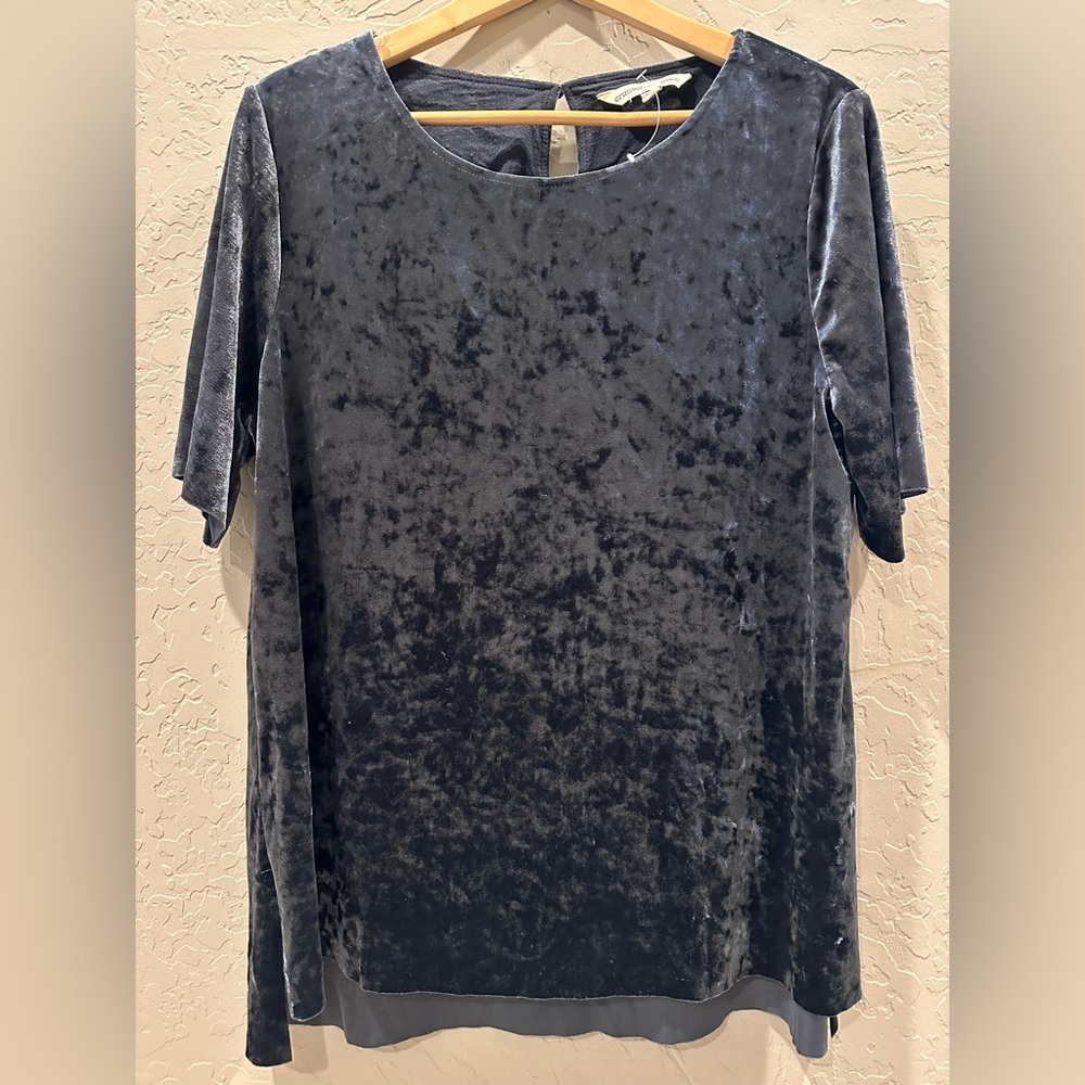 NWOT/Crimson in Grace /Crushed Velvet Tee. Size XL.